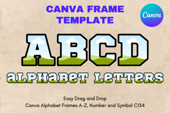 Canva Letters Frame Alphabet Template134: A Designer's Deep Dive