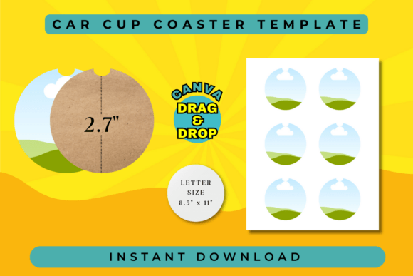 Car Cup Coaster Template: A Designer's Secret Weapon
