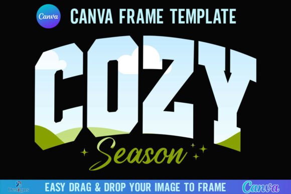 Cozy Season Canva Frame Fall Varsity: Your Autumn Visual Toolkit