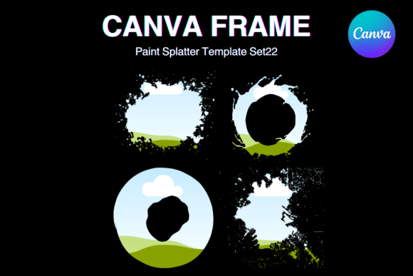 Paint Brush Brush Stroke Canva Frame_22: Your Instant Artistic Edge