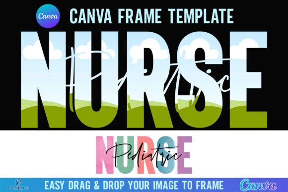 Pediatric Nurse Canva Frame Template: Creative Branding Guide