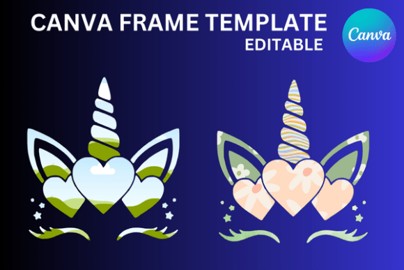 Unicorn Canva Frame Template: A Creative Tool for Your Digital Projects