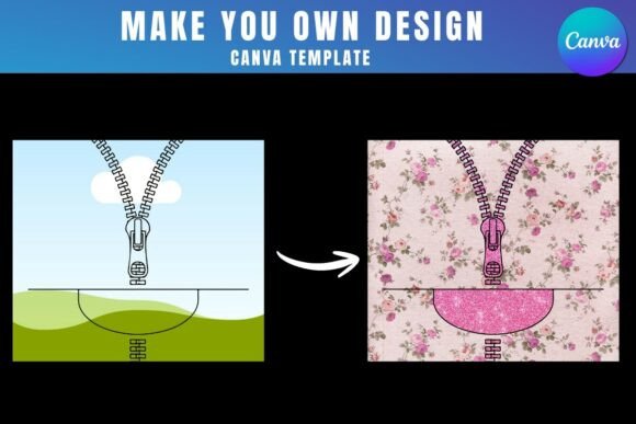 Zipper Tumbler Wrap Canva Template: Your Creative Shortcut